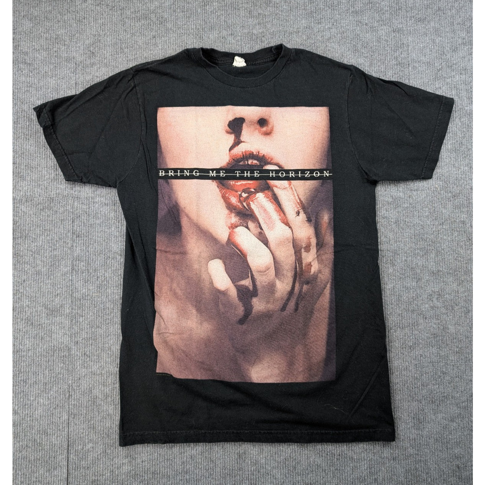 Bring Me The Horizon Bloodlust Shirt Mens Medium Bay Island Y2K Album Cover 2013